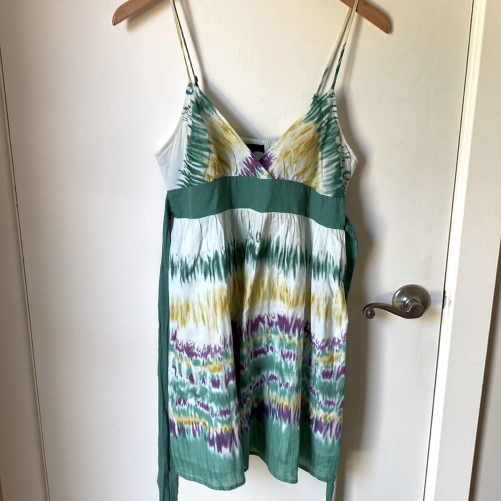 Cute tie dye maxi dress